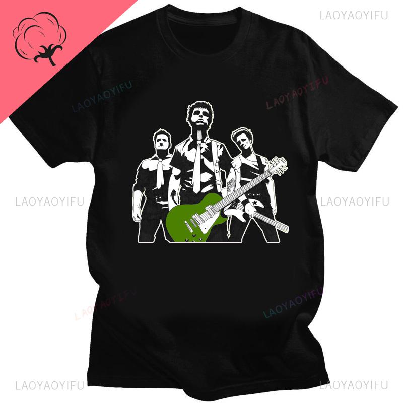 Green Day American Idiot Albuum Cover Tshirts Unisex Women Oversized Tshirts Novelty Funny Streetwear Summer Comfortable Tee