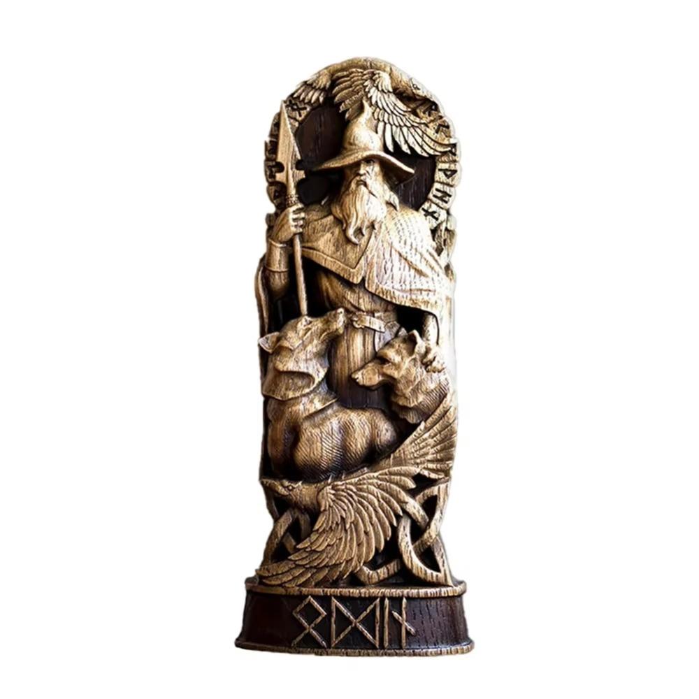 Carving Viking Gods Ornaments Resin Crafts Myths and Legends Statue Freya Statue Home Decoration
