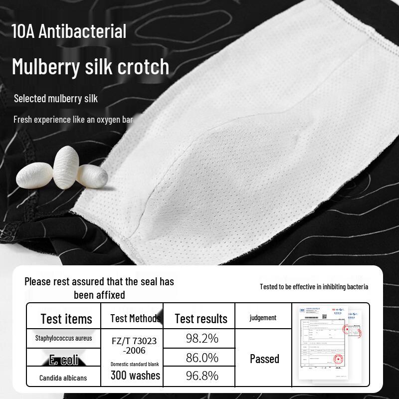 LangSha Men's Cotton Antibacterial Briefs 3-Pack