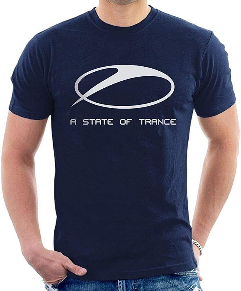 Armin Van Buuren A State of Trance Men s T-Shirt Progressive Trance Navy Blue XXL XL