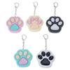 Lovely Claw Shape Stress Relief Keychain Portable Cat Paw Keyring for Anxiety Office Travel Accessories