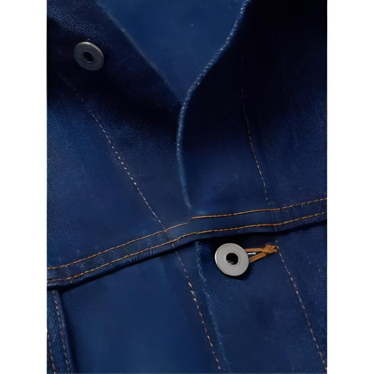 OFF WHITE Jackets & Coats Regular Men's Blue OMYE090C99DEN0024400
