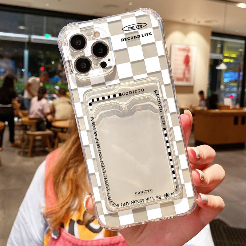 Card Holder Case For Redmi Note 13 12 Pro 5G 11 10 9 8 14C 13C 12C 10C 9T 9C NFC 9A 10s 9s 11s Silicone Soft Funda Covers