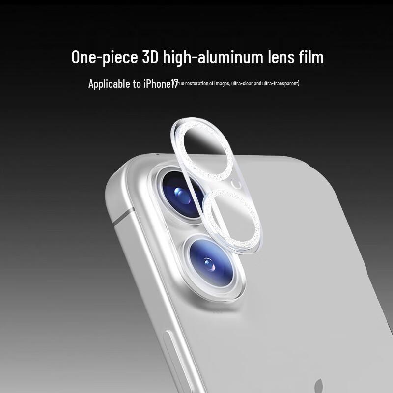 Smorss iPhone 17 Pro Integrated Glitter Lens Protector For iPhone 17 Pro