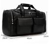Soft Cowhide Leather Handbag Travel Duffle Overnight Tote Large Capacity Luggage Bag For Men Women Travel Shoulder Bag