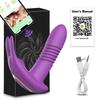 Bluetooth Thrusting Vibrator for Women APP Rotating Telescopic Dildo Remote Control G Spot Massage Clitoris Stimulator Sex Toy