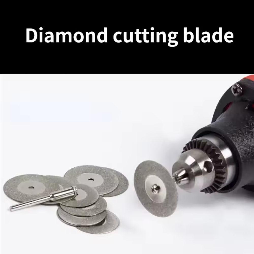 Diamond Cutting Disc Wheels Rotary Tool Circular Saw Blade for Mini Dremel Drill Mandrel Cutting Wood Stone Plastic Glass Tile