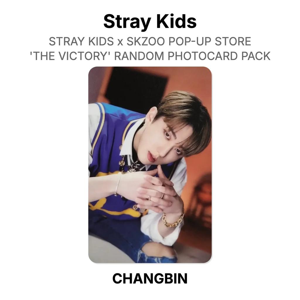 Stray Kids x SKZOO POP-UP STORE 'THE VICTORY' RANDOM PHOTOCARD PACK Official Photocard