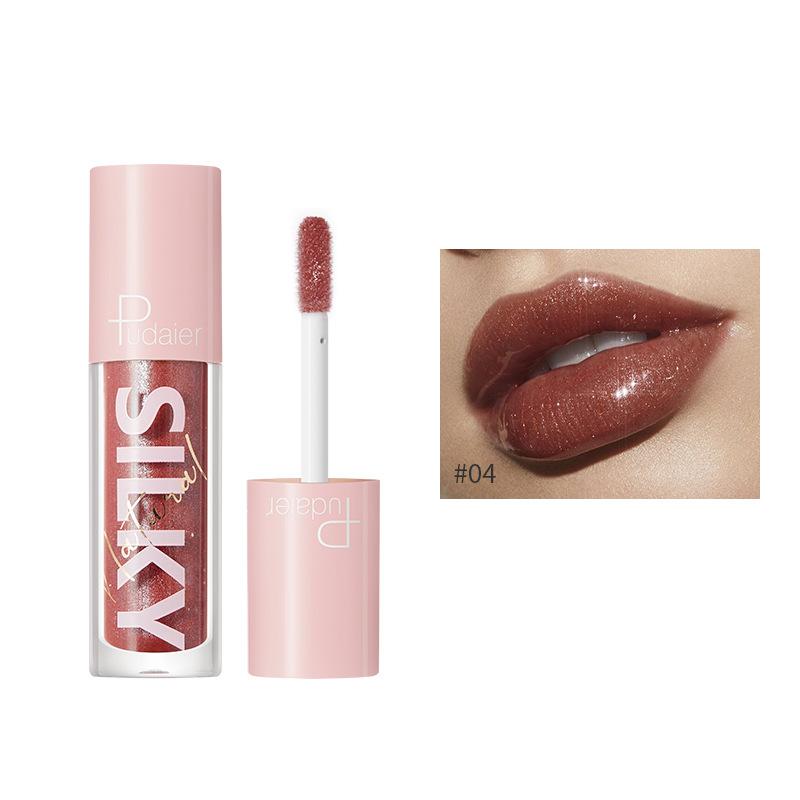 16 Farben Klarer Lipgloss Lipgloss Antihaft-Cup Lipgloss Spiegel Feuchtigkeitsspendende Lip Glaze Feuchtigkeitsspendend