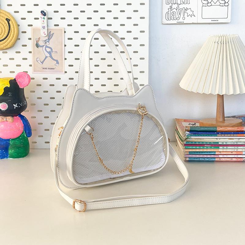 Women's Daily Crossbody Bag One shoulder cat-shaped bag Cute animal bag