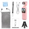 4K Handheld Vlogging Camera with WiFi—Outdoor Pocket Gimbal Camera,Handheld Video Camcorder with Audio & Video Recording
