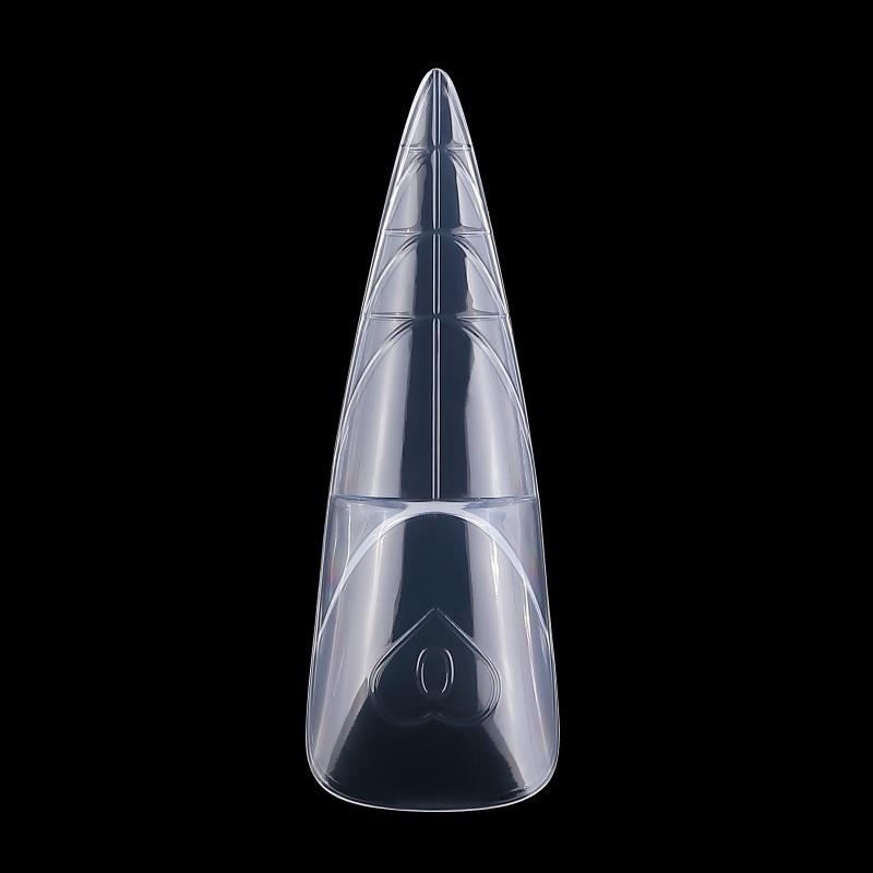150Pcs French Nail Dual Forms Quick Building Gel Mold Full Cover Tip Salon Quality Extension Nail Art Forms