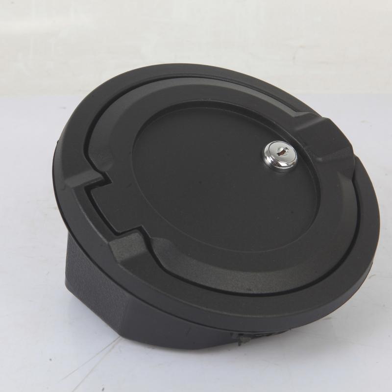 Locking Gas Cap Cover Fuel-tank Cover Key Aluminum Alloy Modification Parts Compatible For Jeep