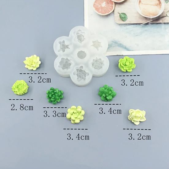 Flower Silicone Mold for Cake Chocolate Soap 3D Rose Handmade Candle Gypsum Mold Food-Grade Reusable Baking Tools