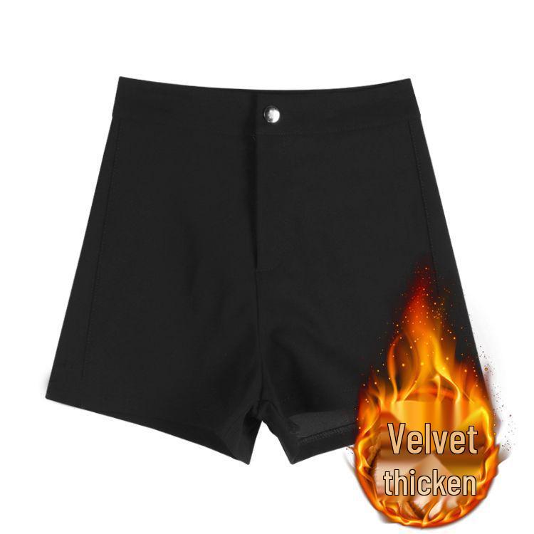2025 New Korean-Style High-Waisted Slimming Elastic Shorts for Women