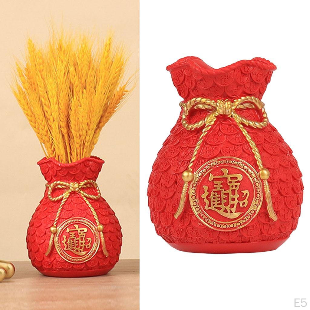 Chiński Wazon Kwiatowy Doniczka Bukiet Bogactwa Uchwyt na Kwiaty Feng Shui do Aranżacji Imprezowych