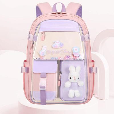 Winter New Nylon Primary School School Schoolbag Load Reducing Backpack Large Capacity Trendy Backpack CLE