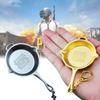 Premium Zinc Alloy Pubg Pan Keychain Metal Souvenir For Gamers And Collectors