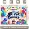 2D Kids Bright Confetti Birthday Party Photo Booth Banner
