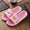 Men's EVA Slippers Black Patchwork Color Soft Sole Casual Indoor Slippers At Home Bathroom Anti Slip Slippers Summer