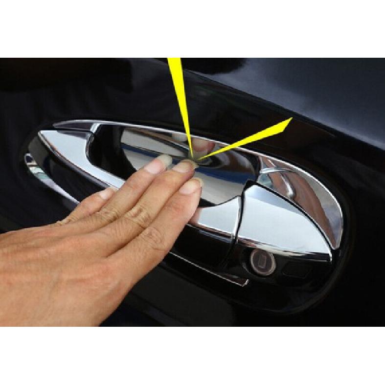 Fit For Benz E-Class 2012-2015 ABS Chrome Exterior Outside Door Bowl Cover Trim