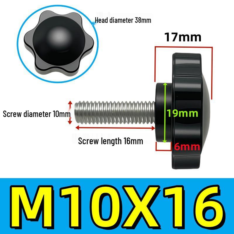 Adjustable Plum Blossom Plastic Head Star Handle Screw Bolt