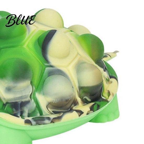 Turtle Fidget Toy Bubble Shell Stress Ball Silicone Relieving Tortoise Squeeze Sensory Animal Shape Hand Therapy Exercise
