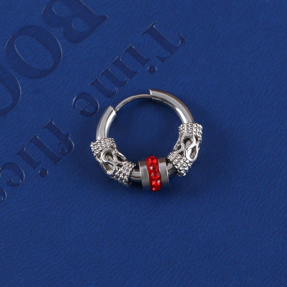 Trendy Stainless Steel Punk Korean Men Male Hoop Earring Dragon Earring Ear Buckle Fashion Jewelry