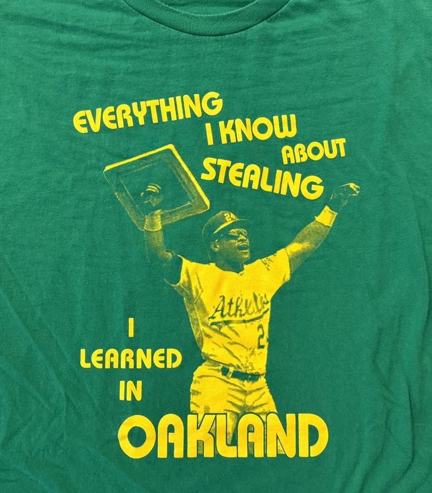 Rickey Henderson memory Green T-shirt Unisex All sizes S to 5Xl JJ5014 Unisex T-Shirt S