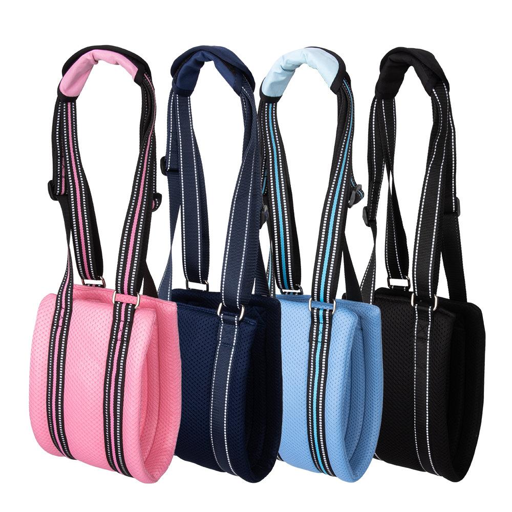 Hunde-Hilfsgurt, Atmungsaktiver und bequemer Haustier-Rehabilitations-Brust- und Rückengurt, Verstellbare Leine