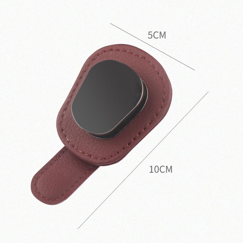 CAPR9 Car Glasses Clip Sun Visor Storage Clamp Ticket Card for Skoda Fabia Yeti Rapid Kodiaq Mk3 A4 A6 A7 Kamiq Karoq Vrs Accessories
