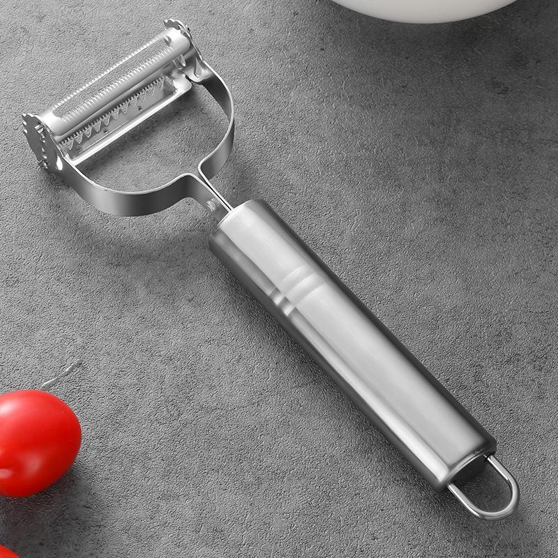 Multi-function Vegetable Peeler Stainless Steel Fruit Grater Multifunction Carrots Celery Potatoes Cutter Rustproof Kitchen Tool