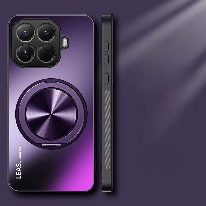 AG Mattes Case für Xiaomi 15T 14T Pro Magnetischer Ringständer Halter Kamera Schutzhülle für Xiaomi 17 Pro Max Poco M7 Pro Case