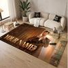 Custom Name Crystal Velvet Rug,Alex Warren Comfortable Anti Slip Floor Mat For Room Decoration