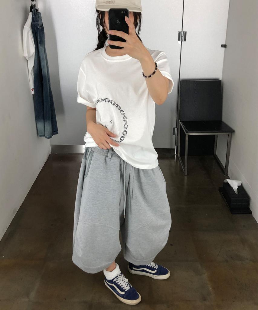 Gicheol Low Chain T-Shirt (White)