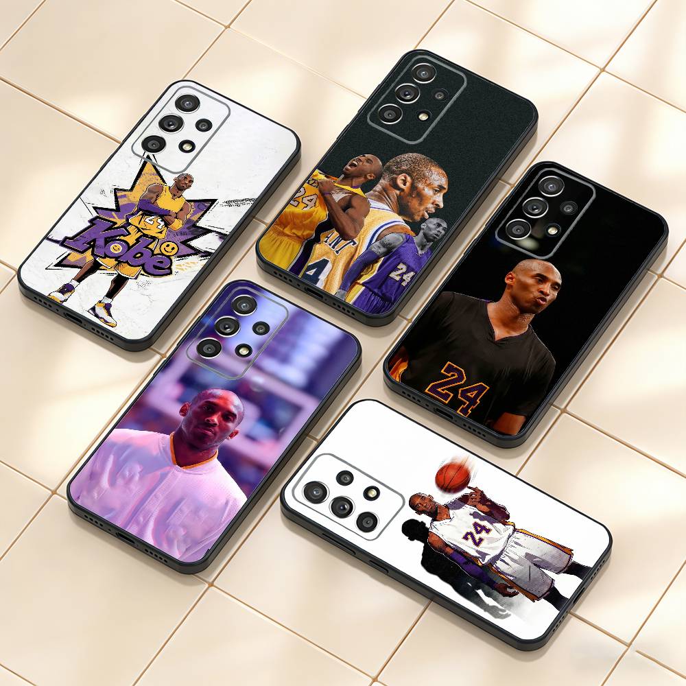 Basketball K-Kobe B-Bryant 24 Handyhülle Für Samsung S25,S24,S21,S22,S23,S30,Ultra,S20,Plus,Fe,Note,10,9,5G Schwarze Hülle