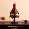 Luxury Christmas Tree Wood Insulated Pot Pad & Coaster Set