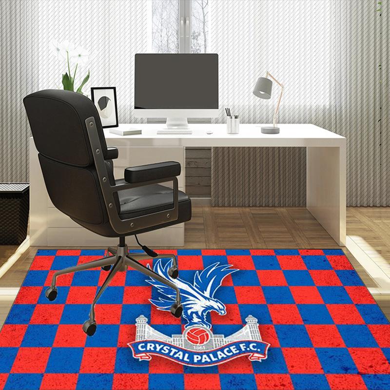 Crystal Palace Football Club Carpet, Chair Rug,Rug for Office Bedroom living rooms, Doormat decor Fan Gift Christmas Gift