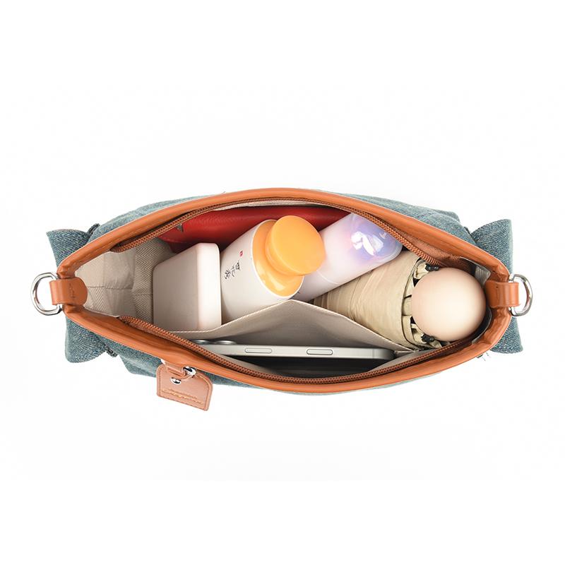 Womens Crossbody Bag Casual Shoulder Handbag Multi Pocket Purse for Travel
