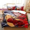 One Punch Man Sängkläder Set Enkelt Twin Full Queen King Size Sängset Aldult Barn Sovrum Påslakanset 3D Anime lakan set
