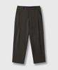 FRAGE A-Sic Pintuck Wide Straight Slacks - Dark Khaki