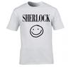 T-shirt Nuova Faccina Sorridente di Sherlock Holmes