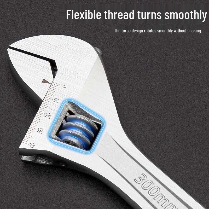 Feiluan 10-inch Industrial Adjustable Wrench