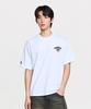 Emelbi Mega Bear Back Graphic Oversized Short Sleeve T-Shirt Ny (White)