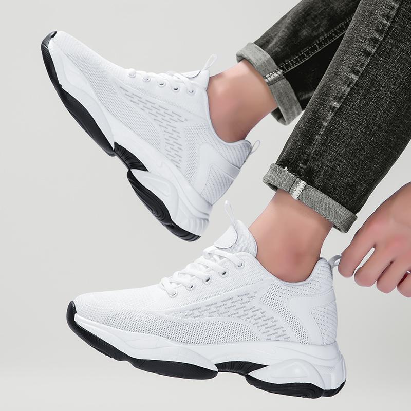 Leisure sports shoes Thick bottom height increasing quality style Outdoor street New Versatile classic young people's shoes