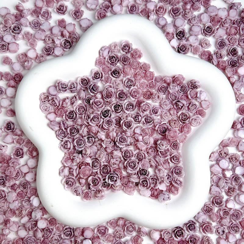 Hot-Selling Floral Color Nail Art Kit Luminous Resin Spring Fresh Nail Art Accessories