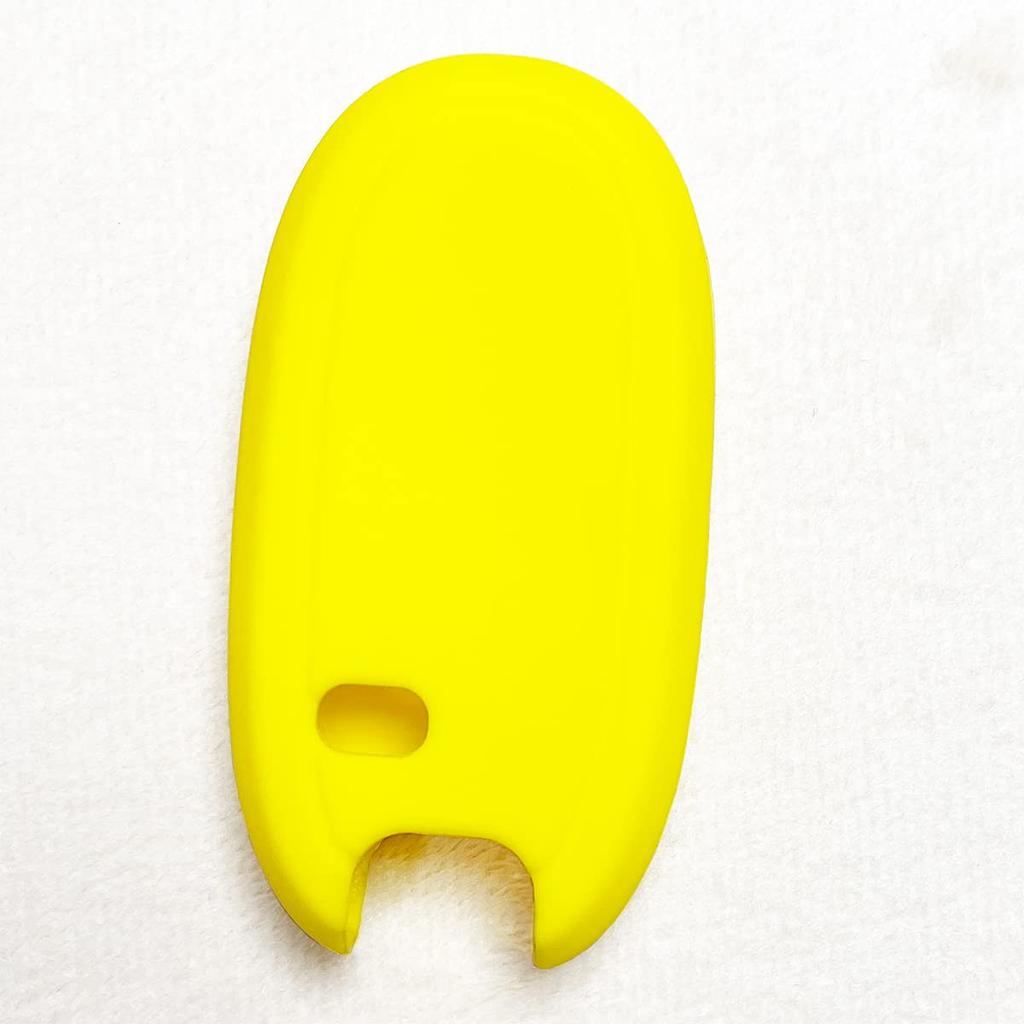 [IKT] Silicone Cover for Suzuki Car Smart Key 2 Buttons Yellow / Wagon R