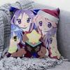 Anime Lucky Star Personalizovaný povlak na polštář Dětská ložnice Divoká párty Dekorace Povlak na polštář Dítě Narozeniny Oslava Dárek
