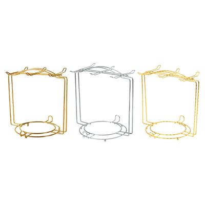 Tea Cup and Saucer Display Rack Modern Storage Rack Organizer with Hook Counter Cup Holder for Dishes Decoration