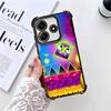 Geometry Dash Game Plating Phone Case For Xiaomi Redmi Note 14 15 Pro Plus 13 12 11 11S 11T 10 9S 9 5G Anti-Fall Airabag Cover
